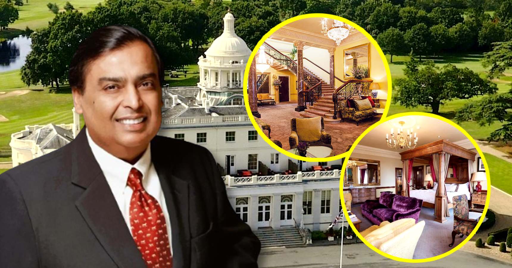 Mukesh Ambani now Owns Royal Stokes Park In London worth more than 600 Crores