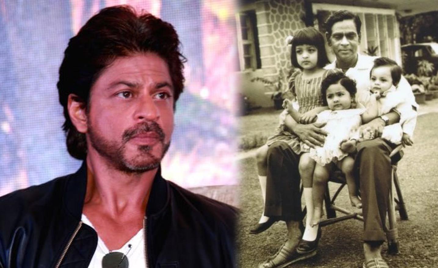 Shahrukh Khan Childhood photo with father and shiblings