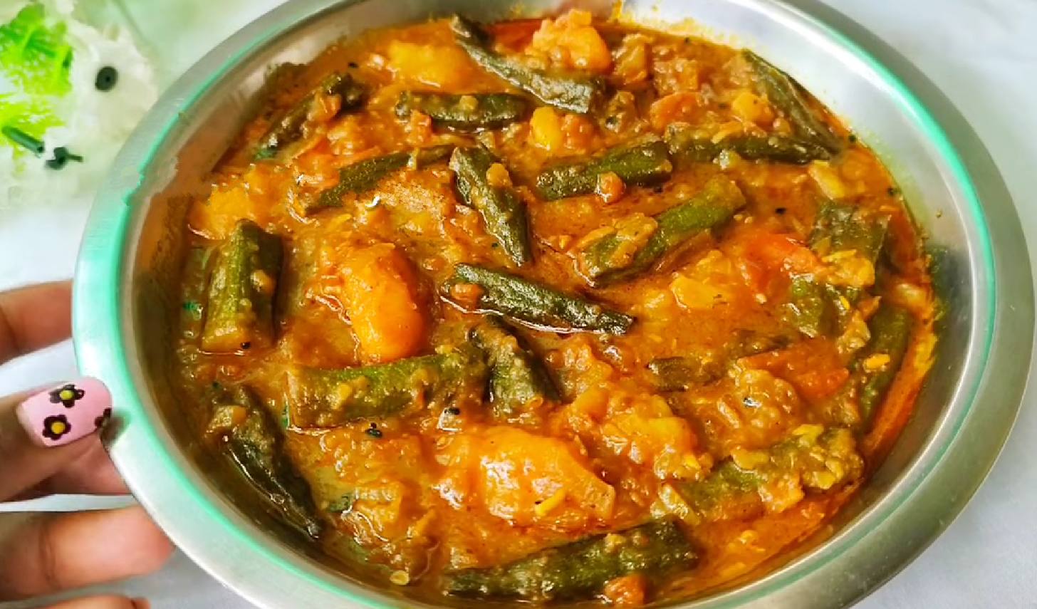 Special Bhindi Alu Torkari Recipe 