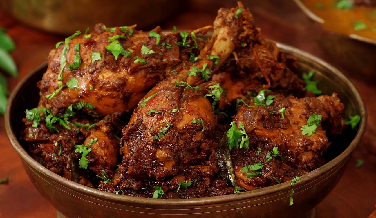 South Indian Style Chettinad Chicken Recipe