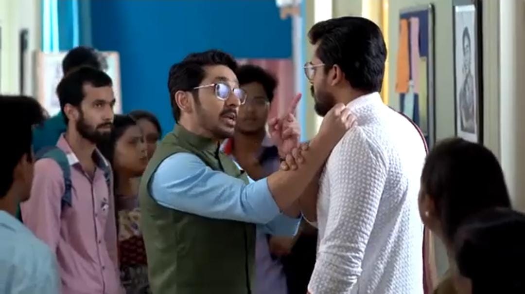 Iccheputul serial Neel's bad behaviour with Jishnu infront of college students