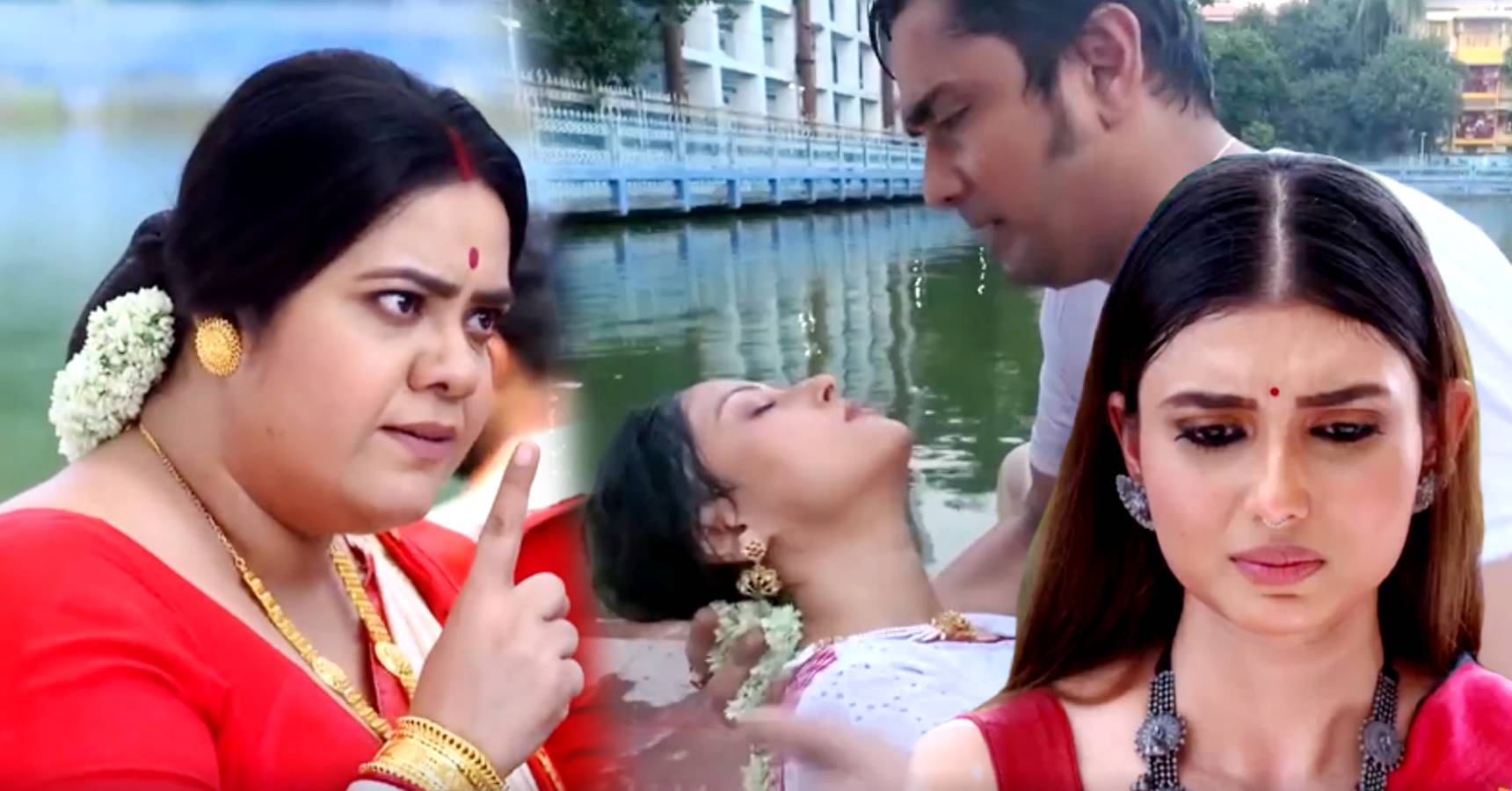 Zee Bangla Bengali serial Neem Phooler Madhu Krishna gets angry on Isha