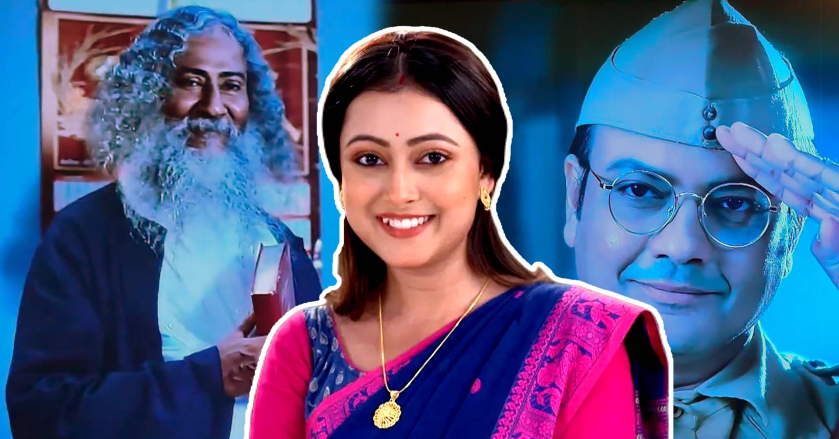 Zee Bangla Bengali serial Neem Phooler Madhu trolled showing Rabindranath Tagore and Netaji Subhas Chandra Bose