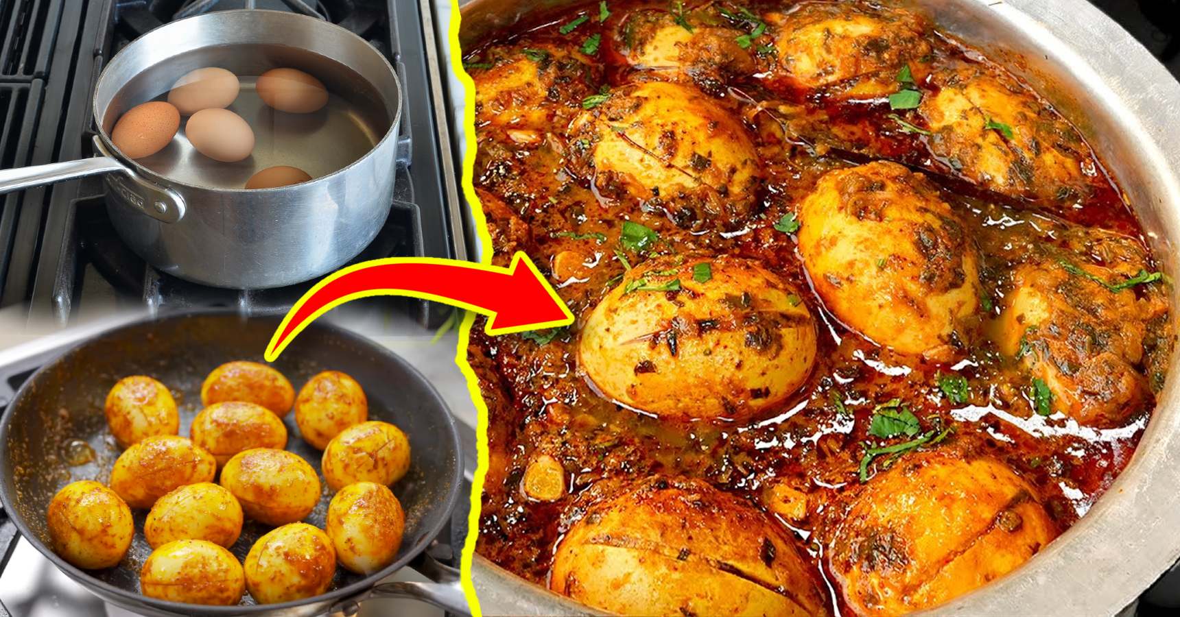 Dhaba Style Methi Anda Curry Recipe