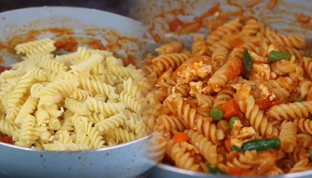 Evening Snacks Masala Pasta Cooking Recipe