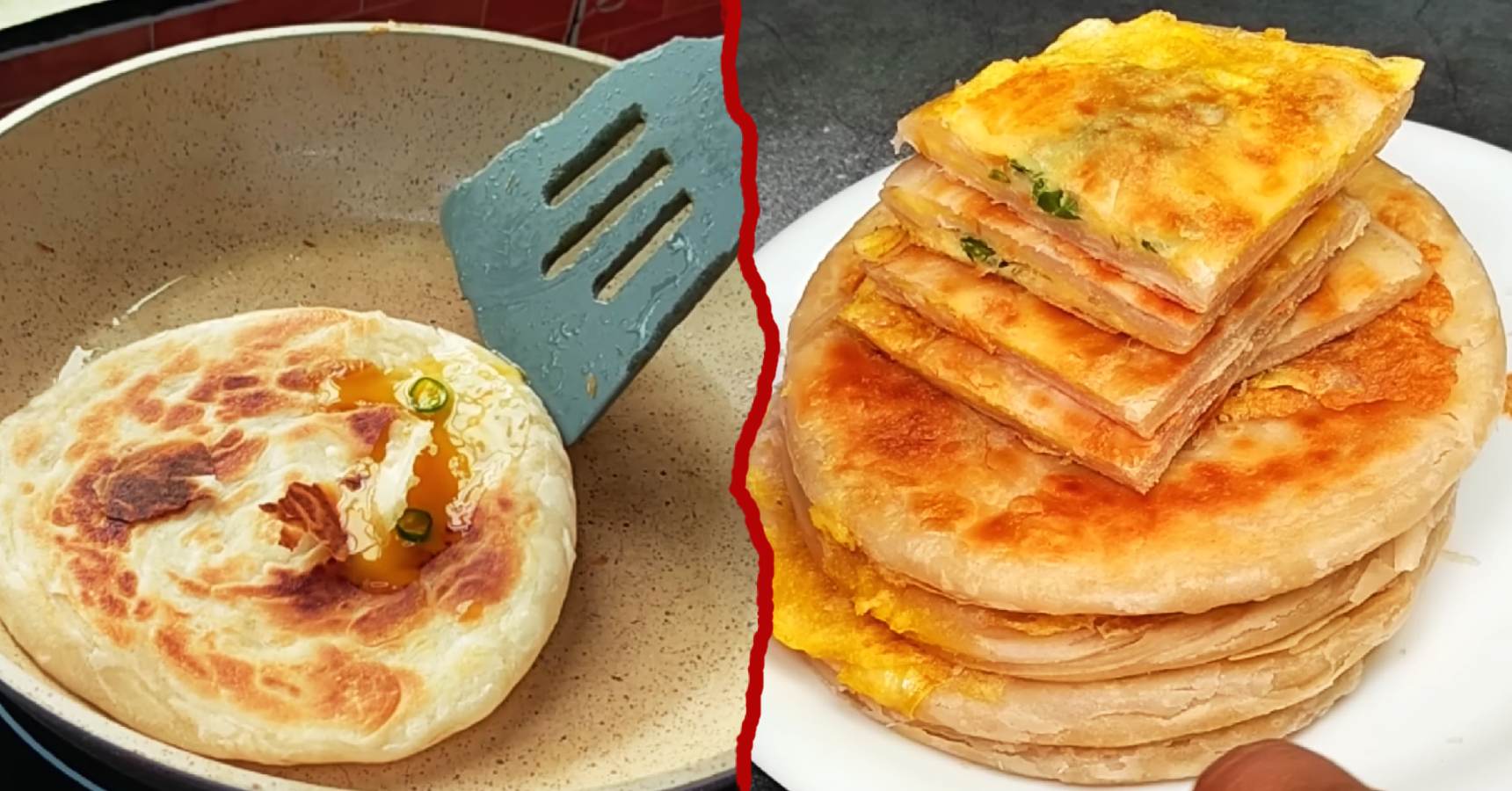 Morning Breakfast Egg Paratha Recipe