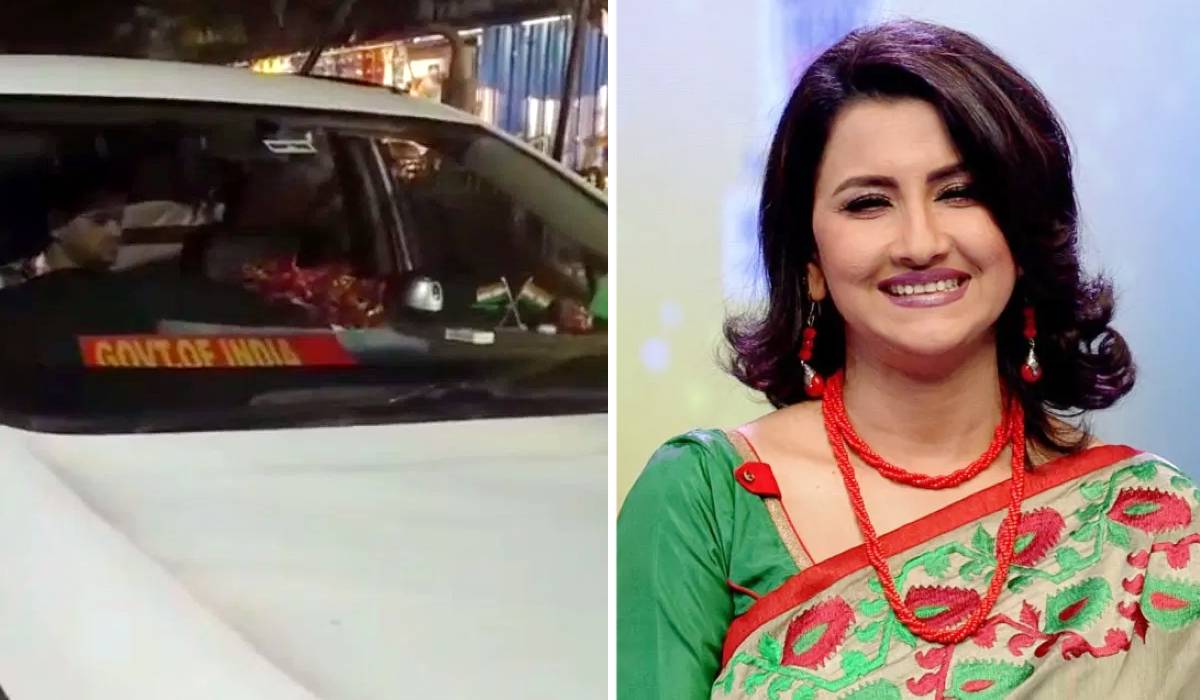 Rachana Banerjee car sticker controversy