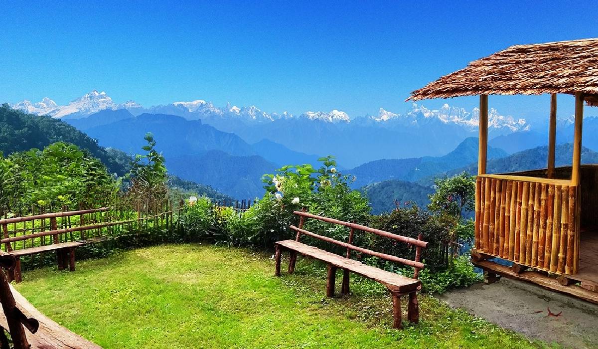 Travel destination Sakyong near Darjeeling in North Bengal