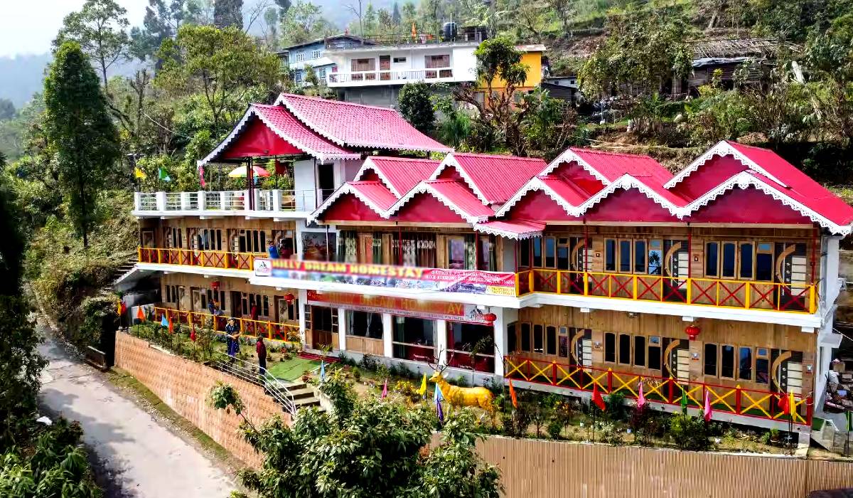 Travel destination Sakyong near Darjeeling in North Bengal 