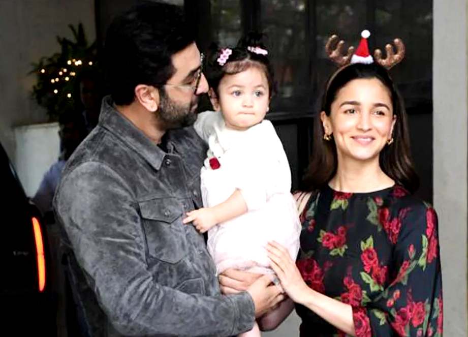 Ranbir Kapoor Alia Bhatt Daughter Raha face revealed