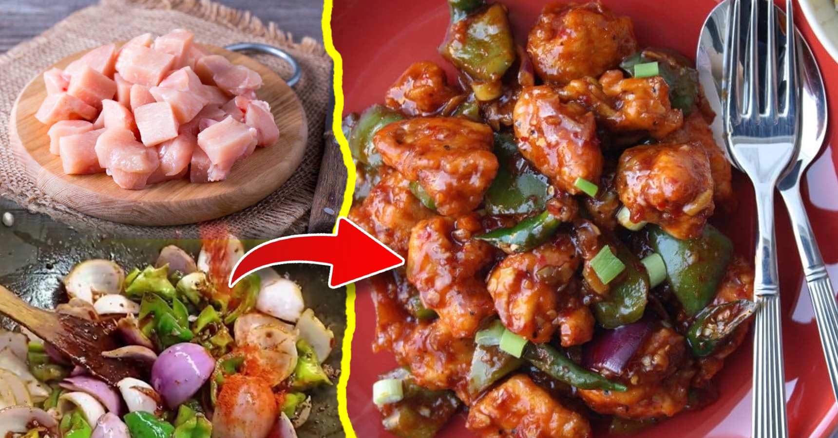 Restaurant Like Chilli Chicken Recipe in Bengali