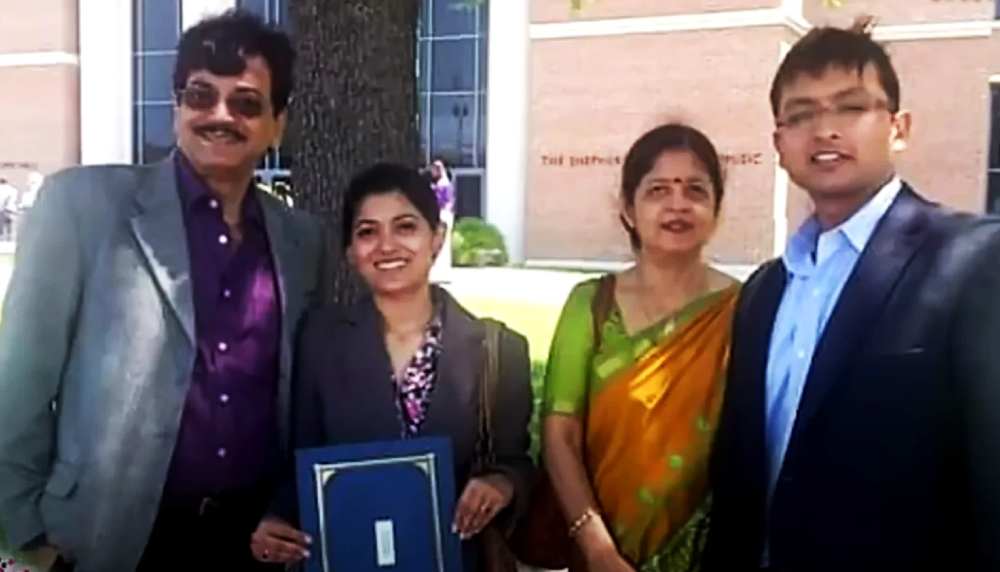 Chiranjeet Chakraborty's Family with Wife Daughter and Son in Law