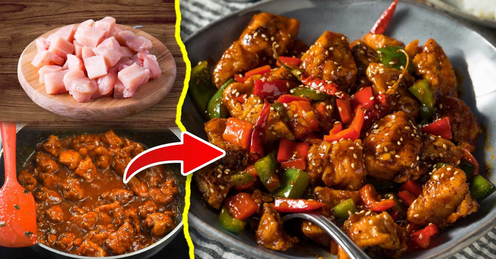 How to Cook Chinese Schezwan Chicken Recipe