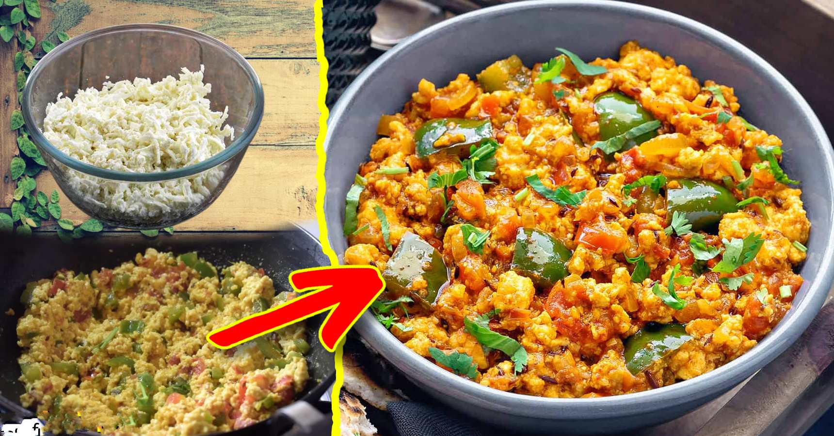 পনির ভুরজি রেসিপি, How to Cook Veg Paneer Bhurji Recipe