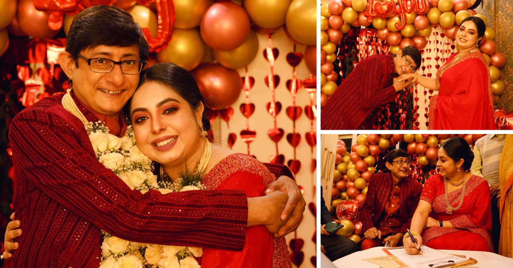 Kanchan Mullick Sreemoyee Chattoraj got Married on Valentines Day See Marriage Album