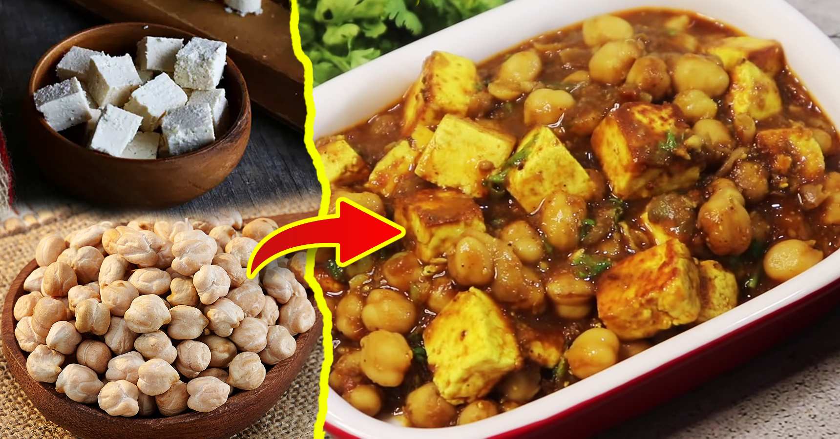 নিরামিষ চানা পনির রেসিপি, Veg Chana Paneer Masaala Cooking Recipe